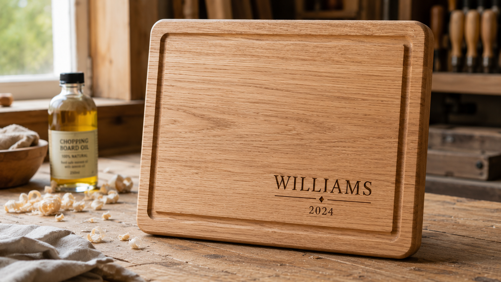 What to engrave on a wedding chopping board