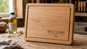 What to engrave on a wedding chopping board