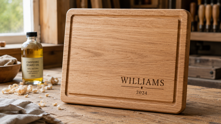 What to engrave on a wedding chopping board