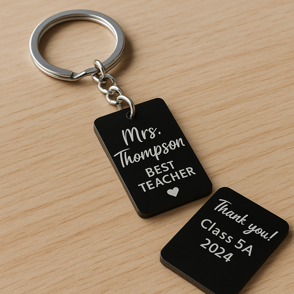 Thank You, Teacher: Personalised Acrylic Keychains That Make the Perfect Gift