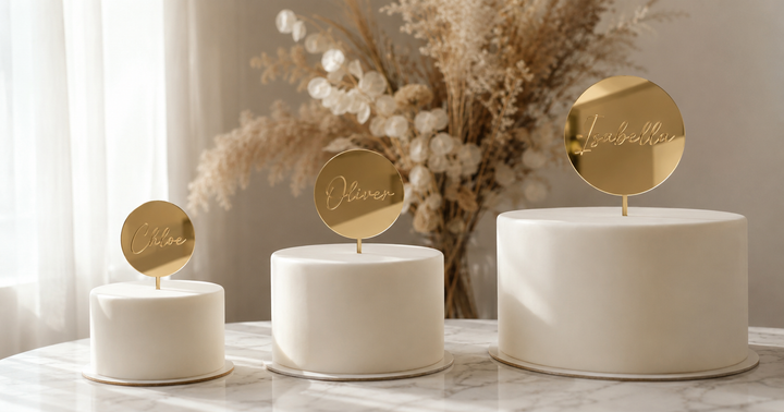 Cake topper size guide: how to choose the right size for your cake