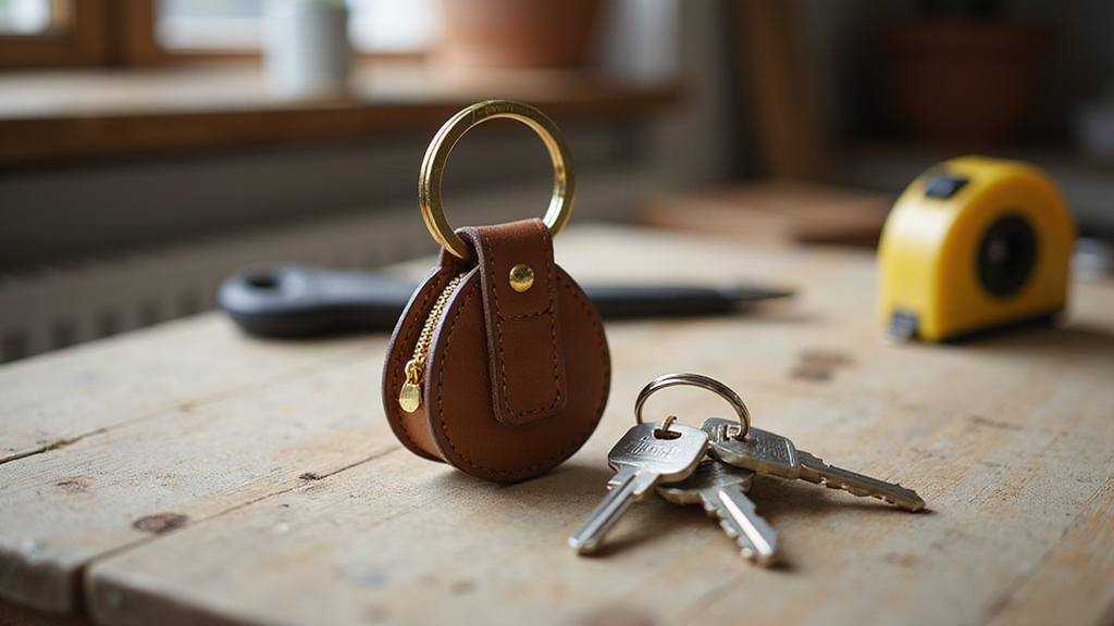 Leather engraved keyrings with coordinates: the story behind the numbers