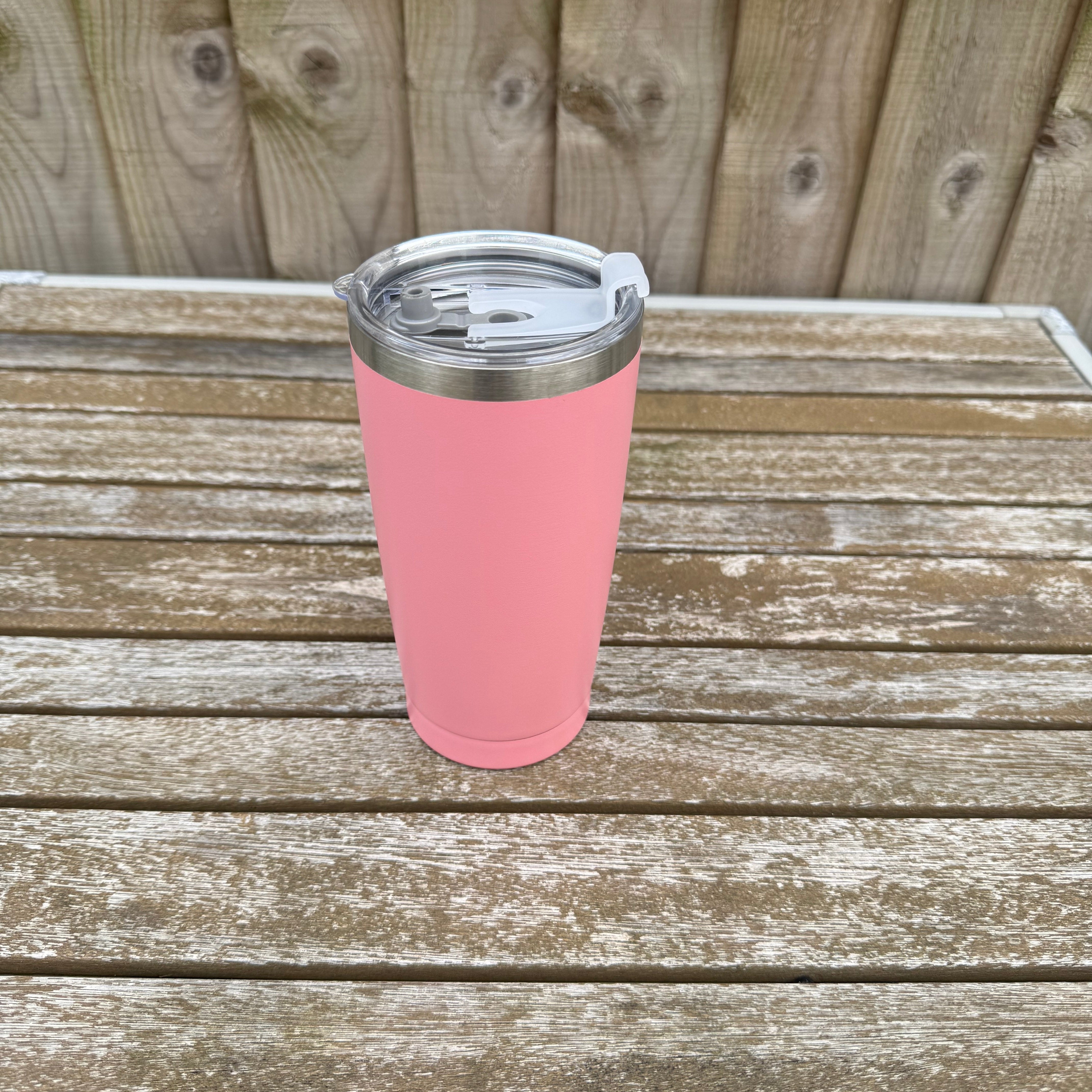 20 Oz Pink Tumbler Top