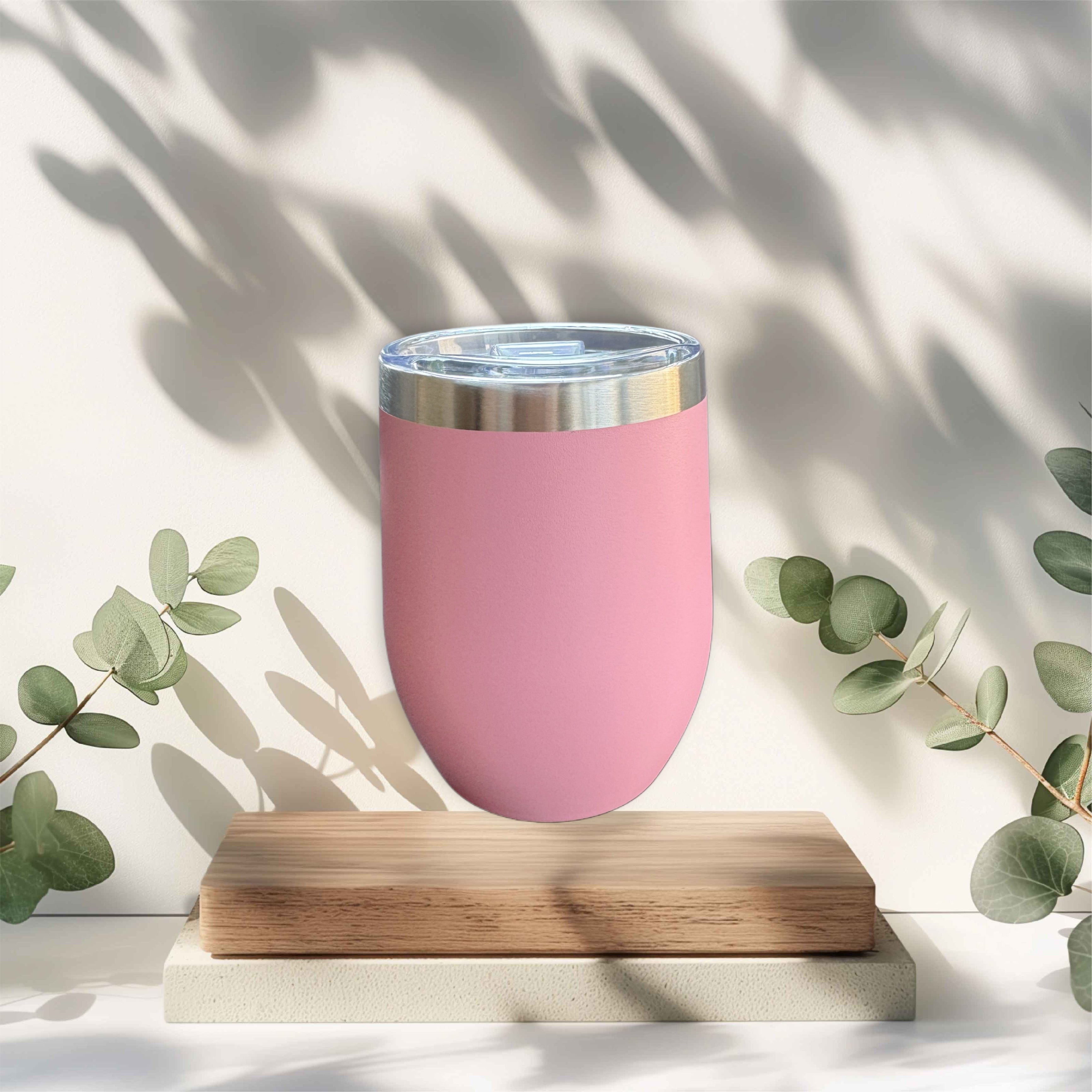 340 ML Round Pink Tumber