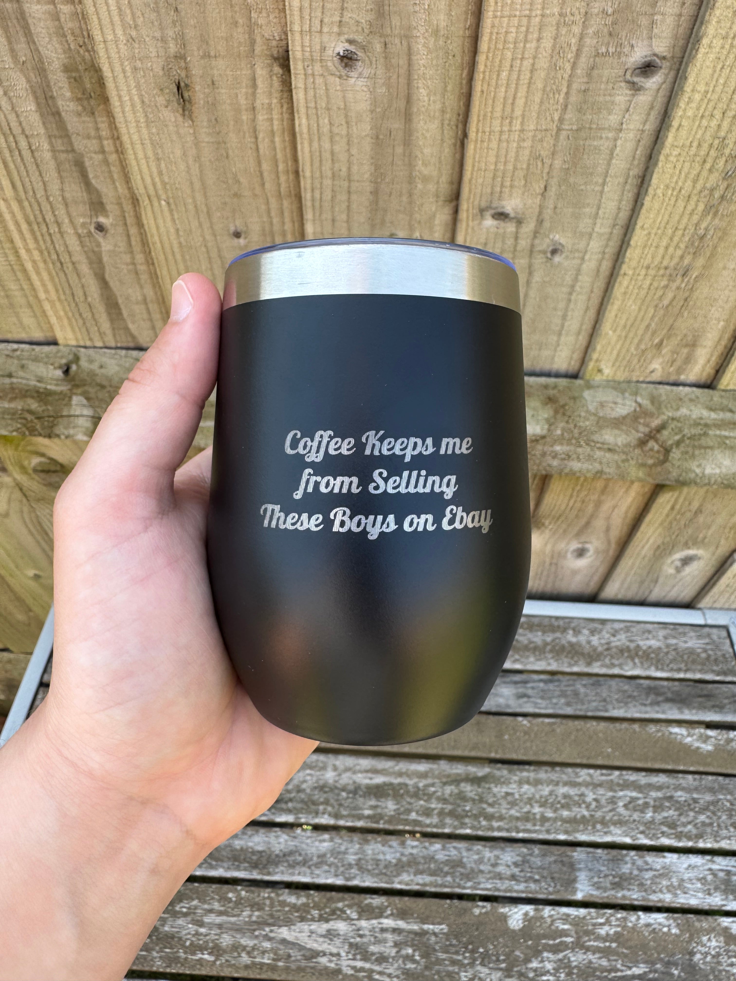Engraved 20oz Tumbler Black