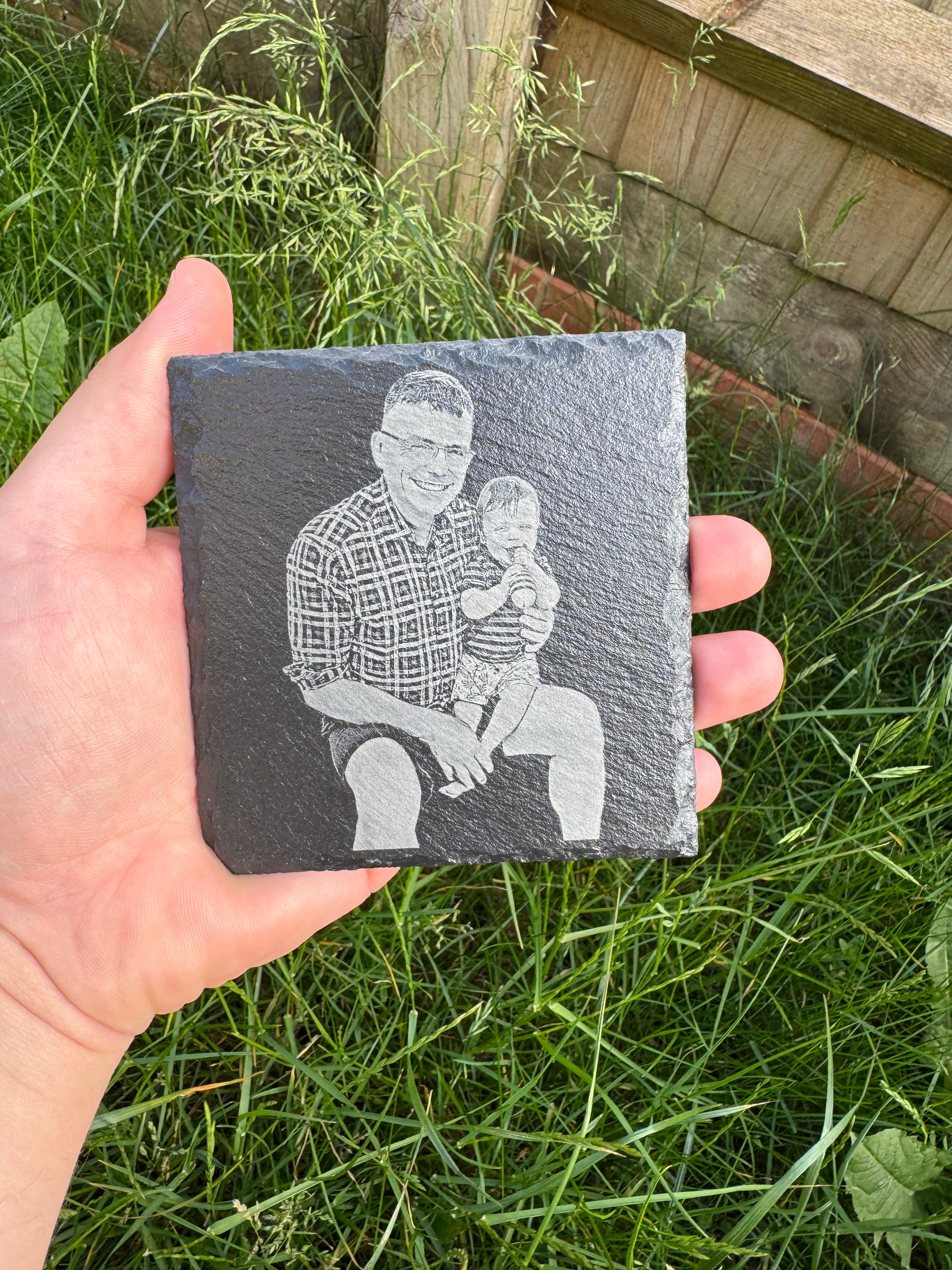 Engraved Image Coaster