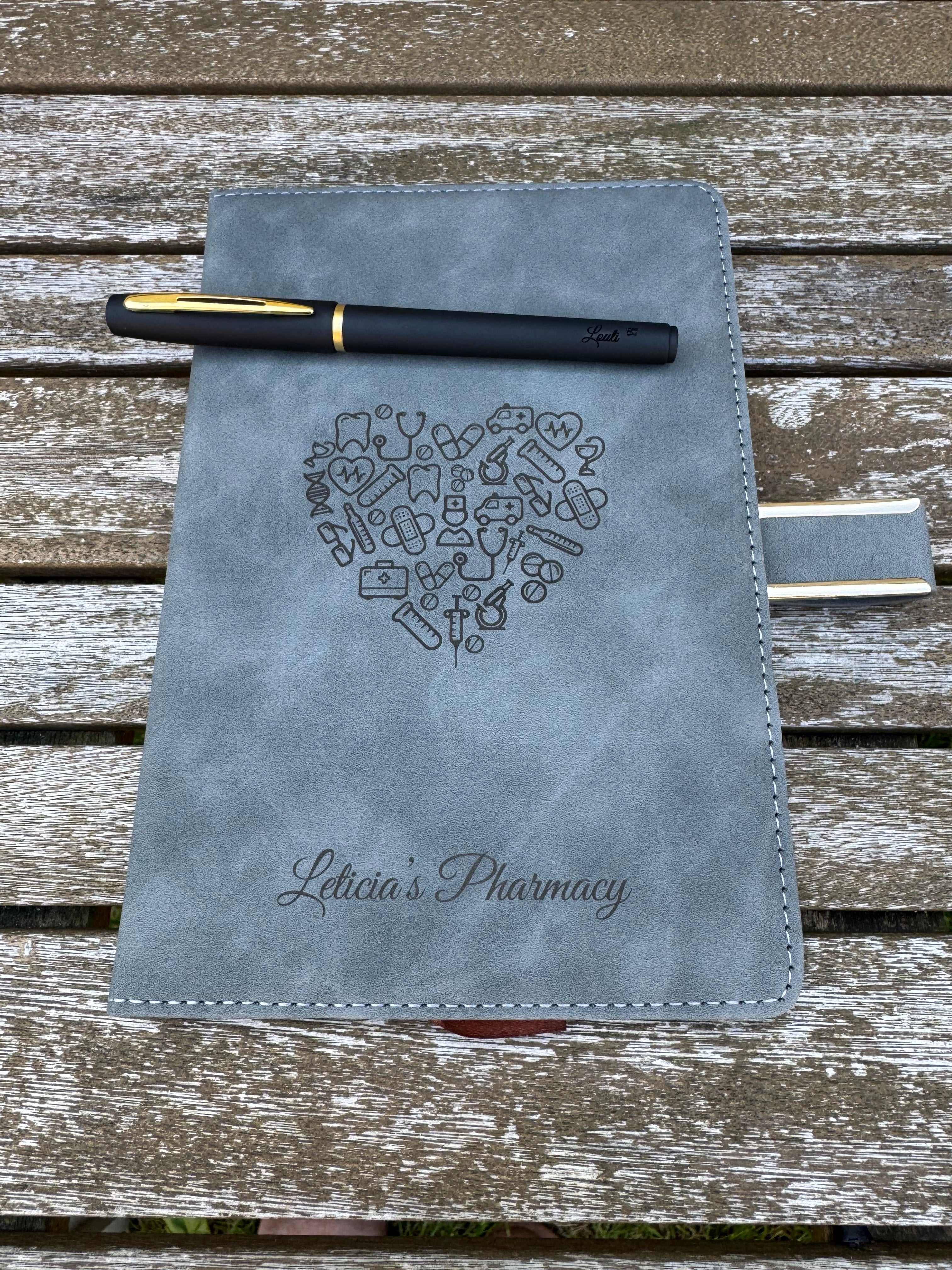 Engraved A5 Notebook Pharmacy