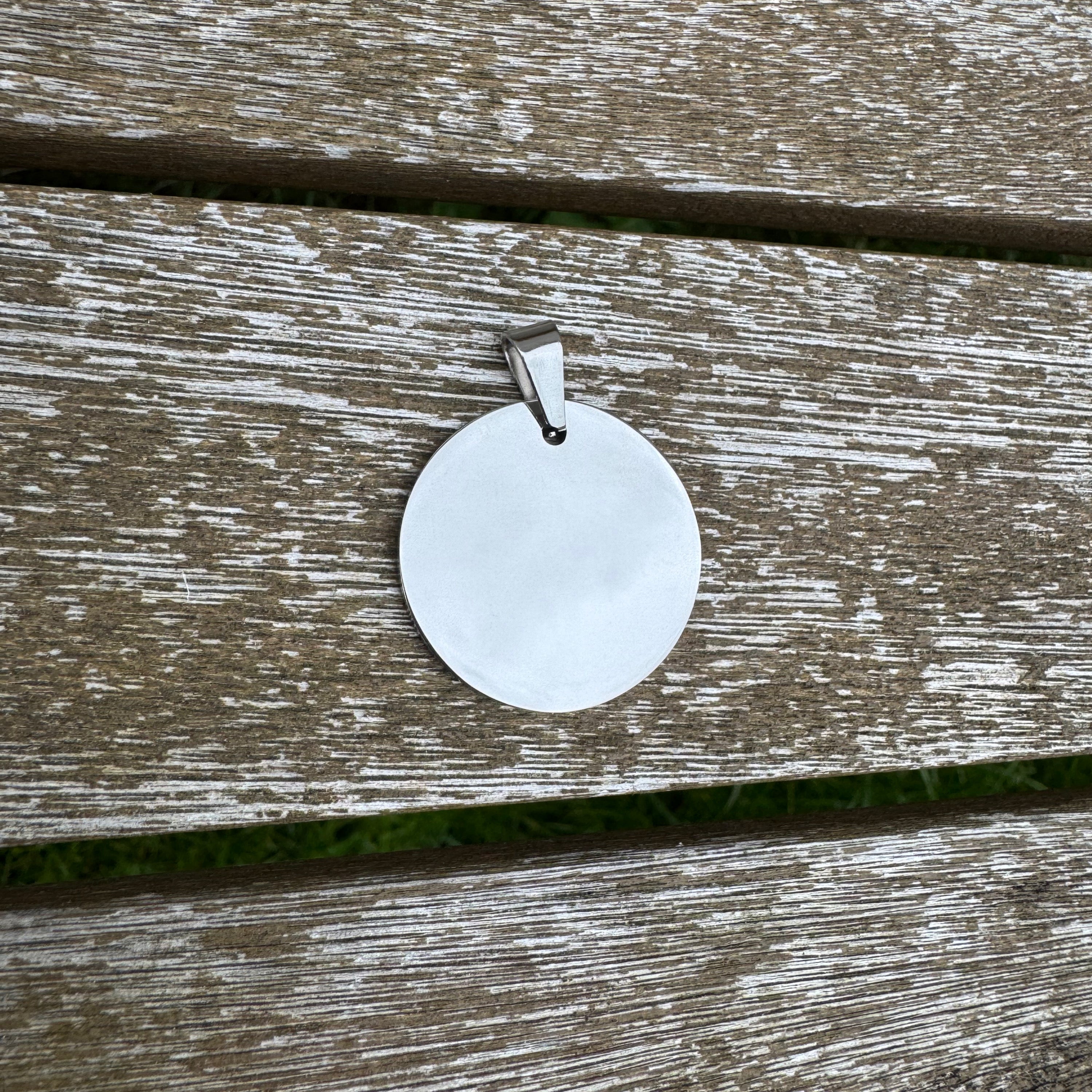 High Polish Mirror Stainless Steel Pendant