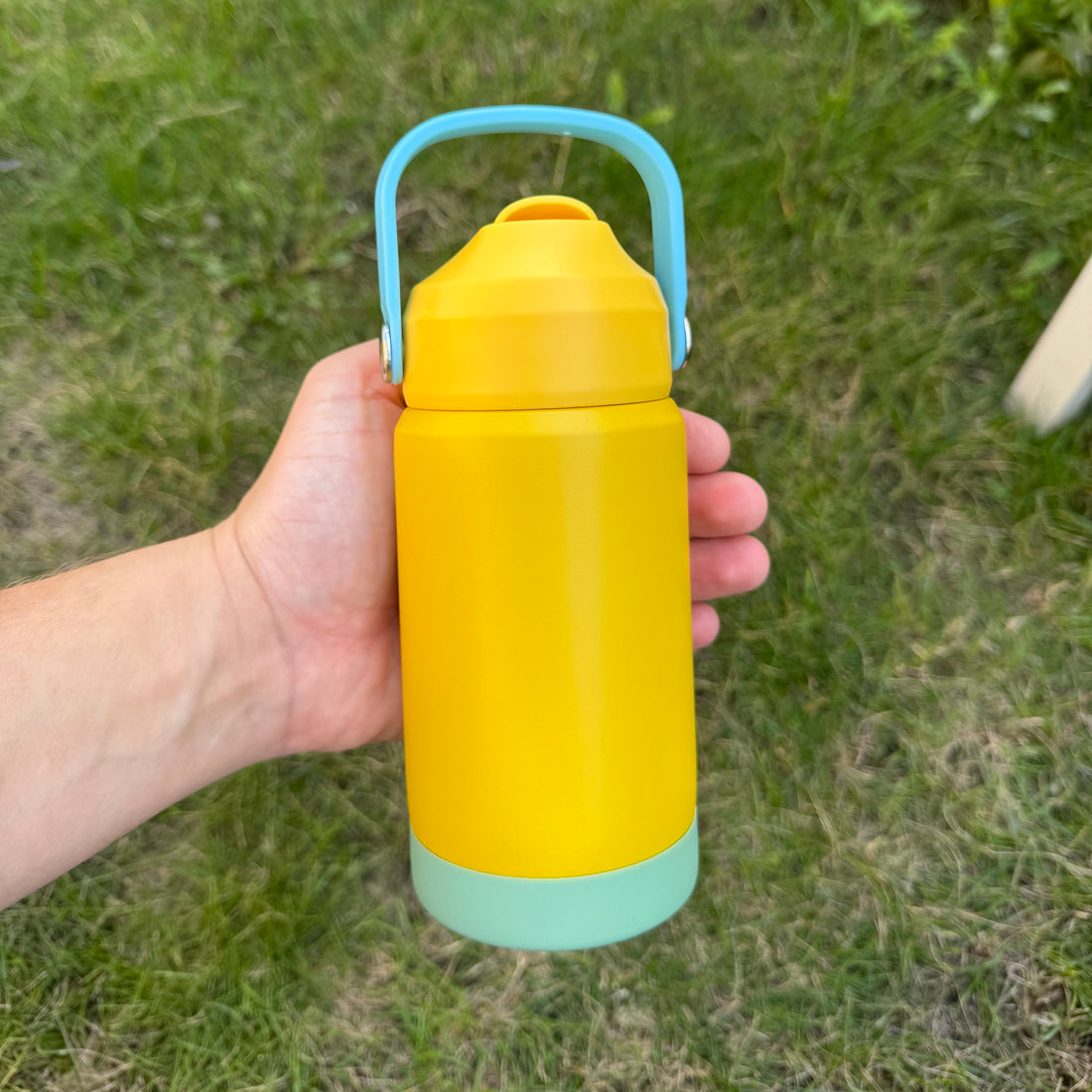 Personalised Kids Stainless Steel Water Bottle – 350ml Flip Lid, Colourful, Leak-Proof