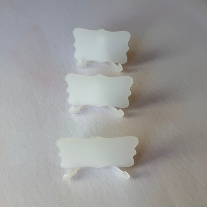 Personalised Acrylic Mini Food Sign – With Matching Stand