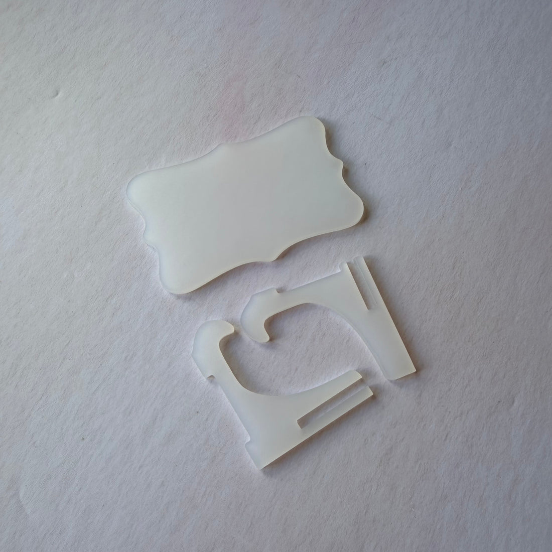 Personalised Acrylic Mini Food Sign – With Matching Stand