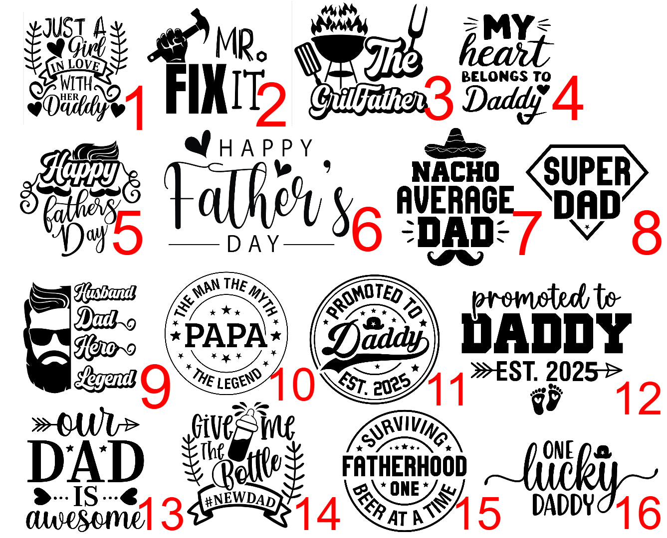 Fathers Day SVG