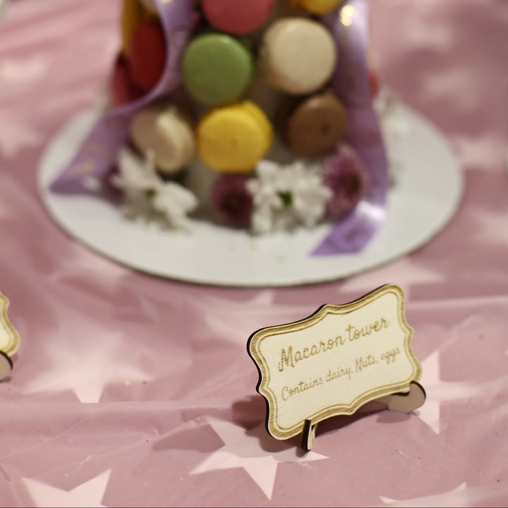 Mini personalised plate sign