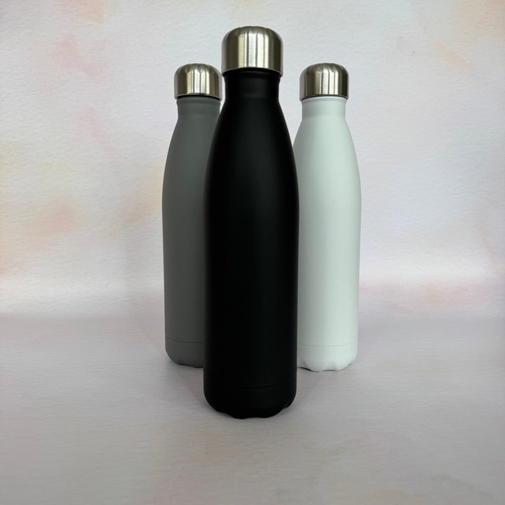 Personalised Cola Shape Insulated Water Bottle 500ml - Etch ‘n’ Shine