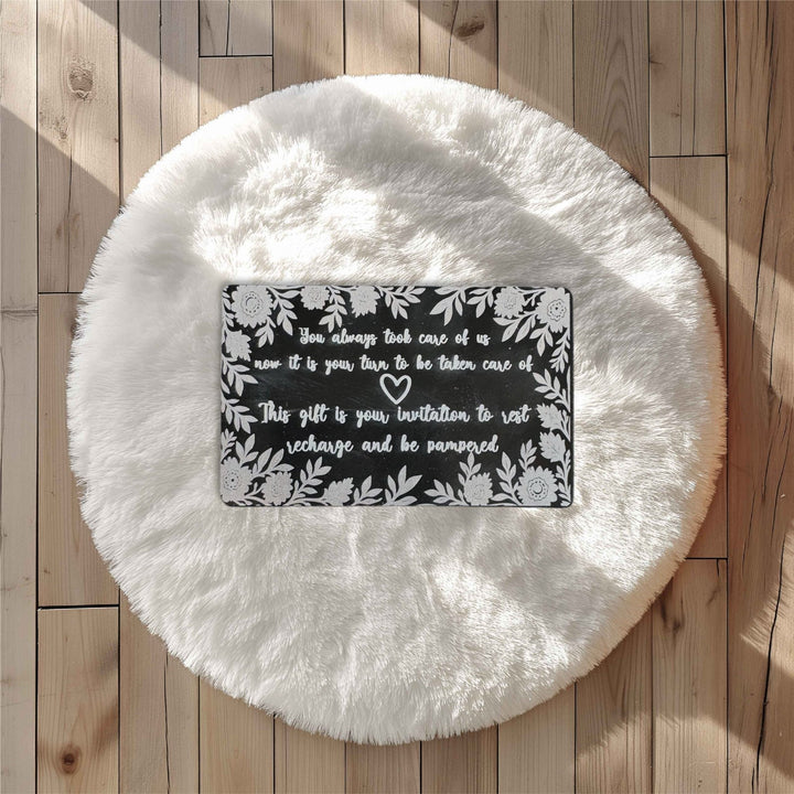 Personalised Engraved Metal Gift Card – Aluminium Keepsake - Etch ‘n’ Shine