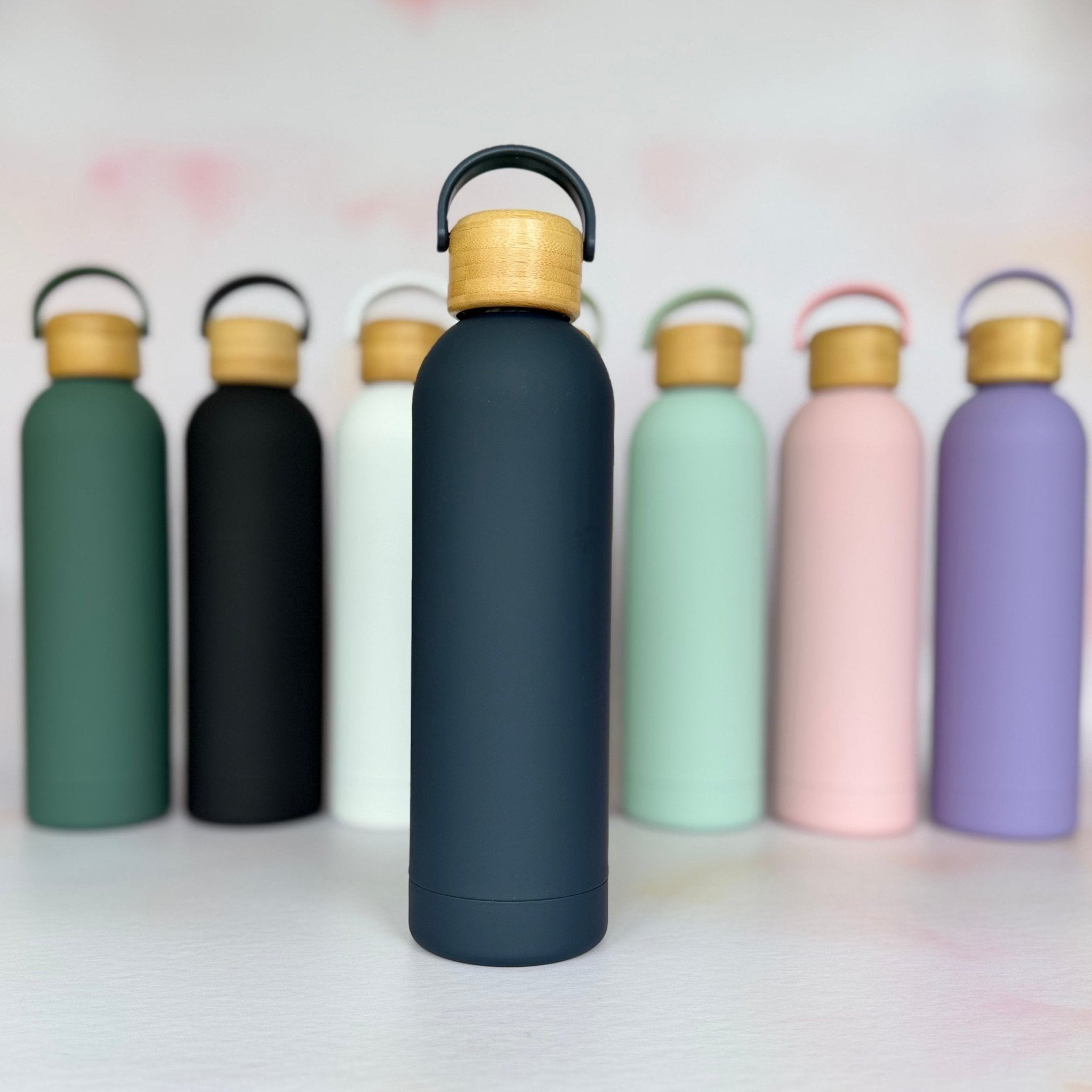 Personalised Insulated Water Bottle 750ml – Stainless Steel - Etch ‘n’ Shine