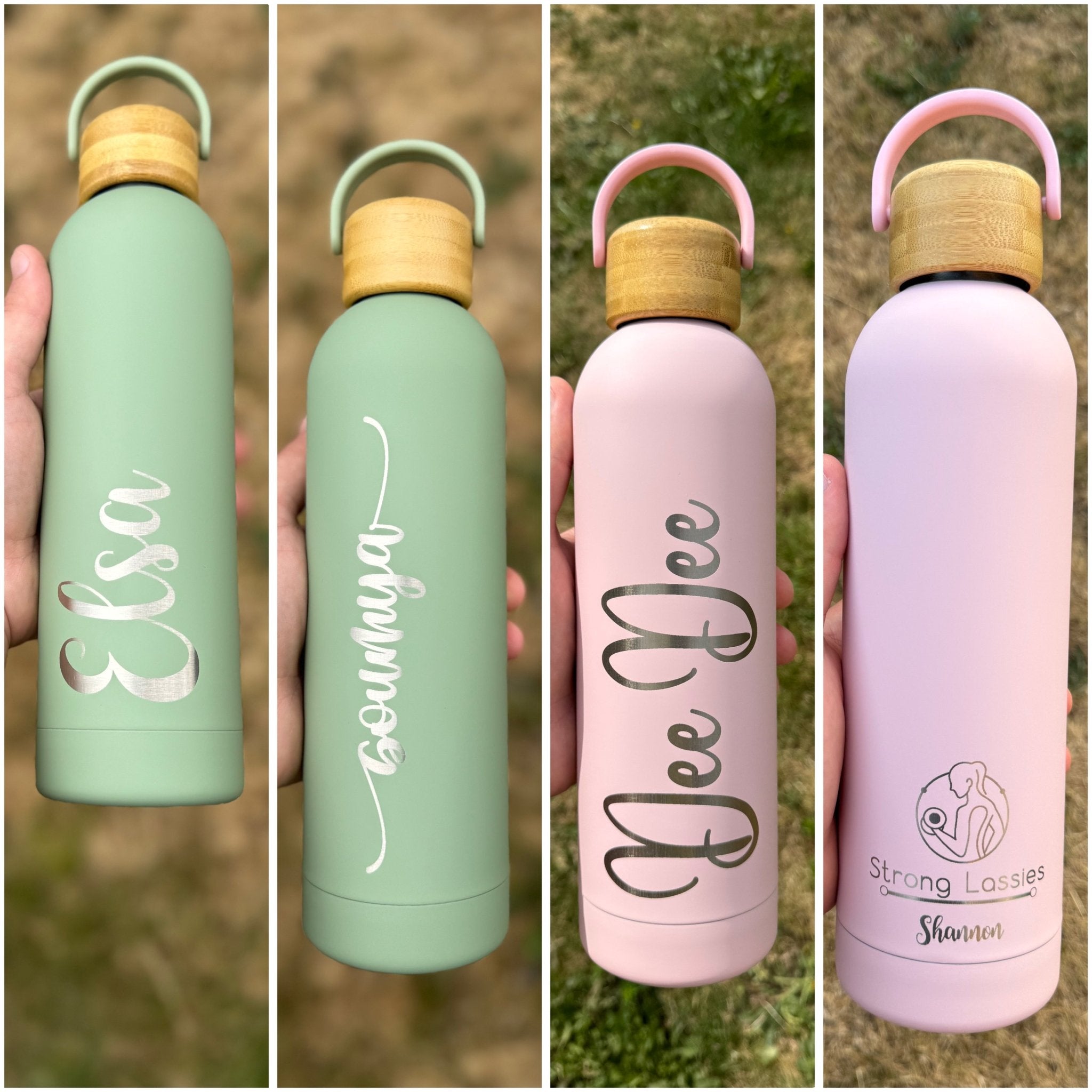Personalised Insulated Water Bottle 750ml – Stainless Steel - Etch ‘n’ Shine