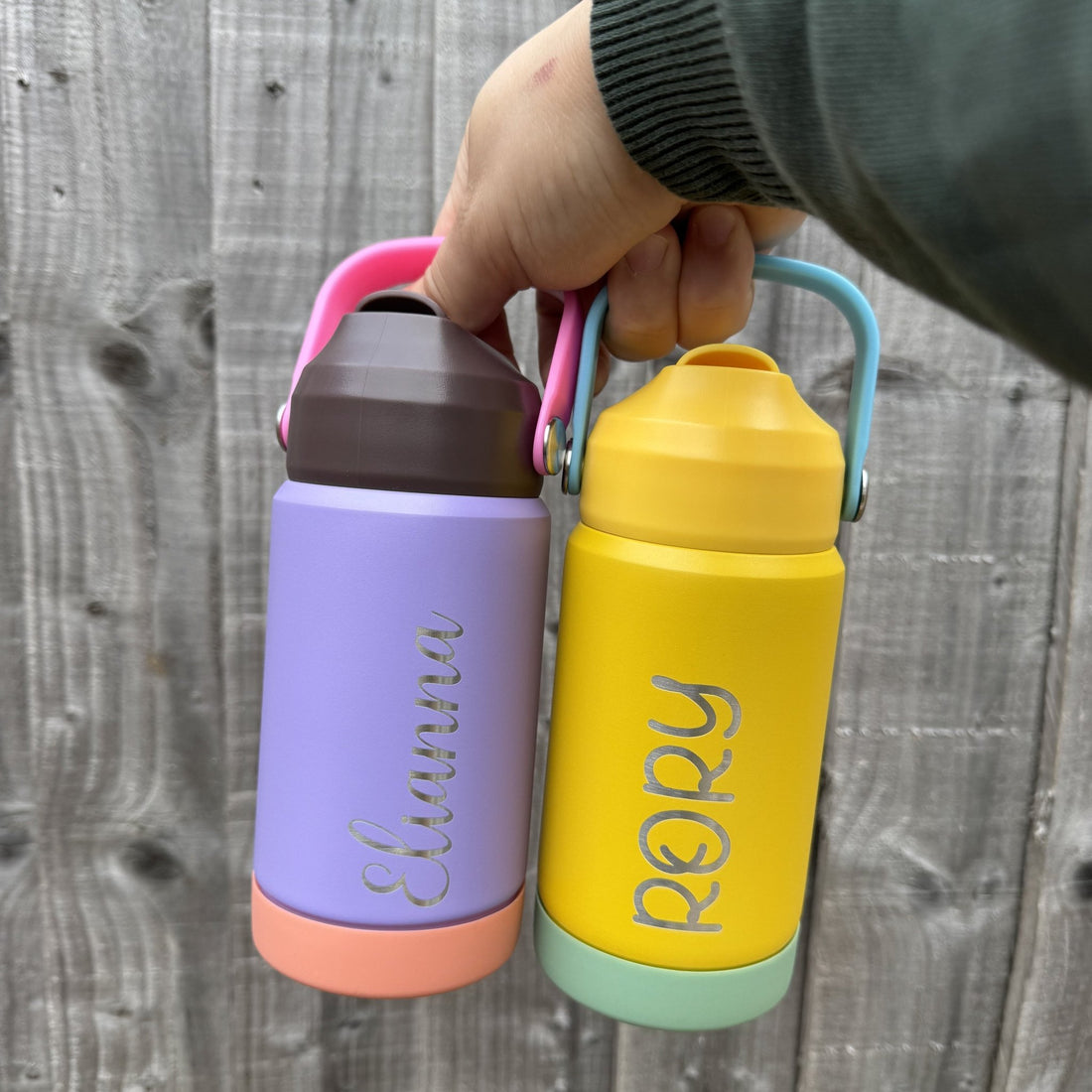 Personalised Kids Stainless Steel Water Bottle 350ml - Etch ‘n’ Shine