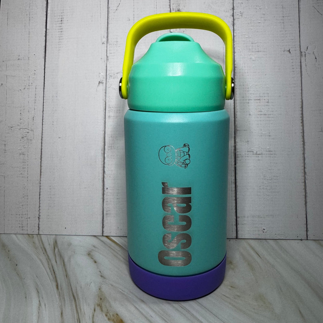 Personalised Kids Stainless Steel Water Bottle 350ml - Etch ‘n’ Shine