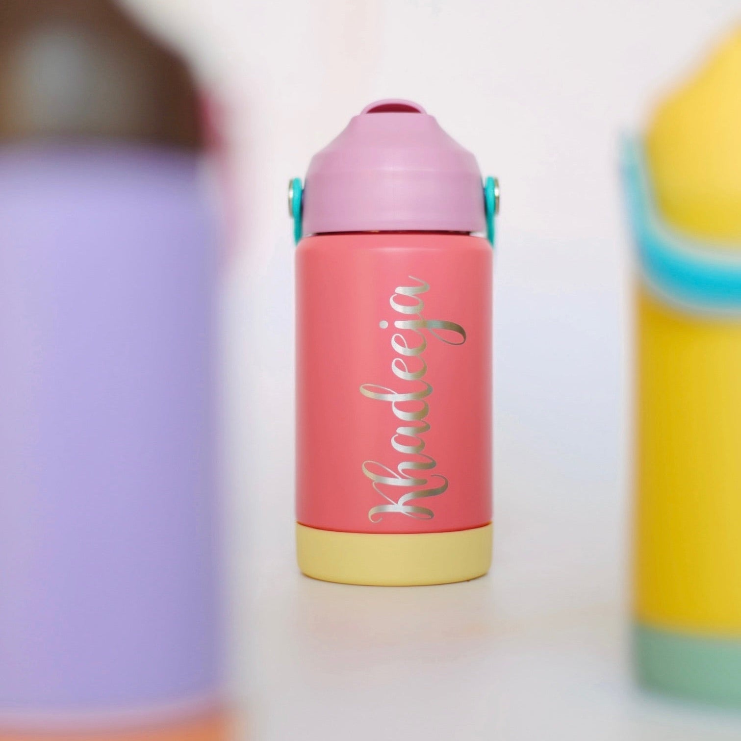 Personalised Kids Stainless Steel Water Bottle 350ml - Etch ‘n’ Shine