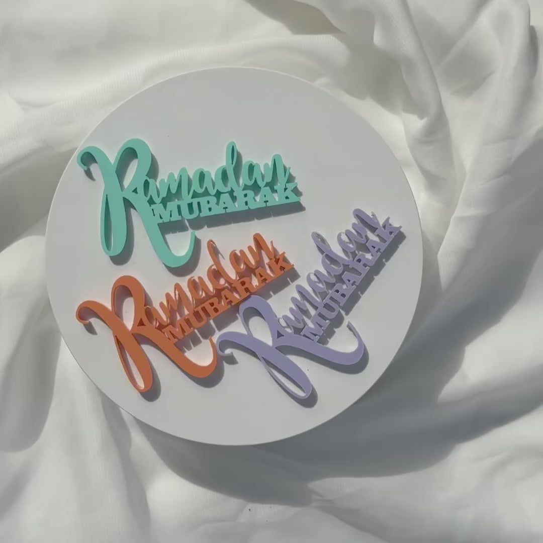 Ramadan Kareem Cake Toppers