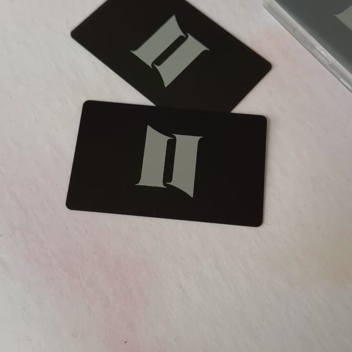 metal engraved business cards preview