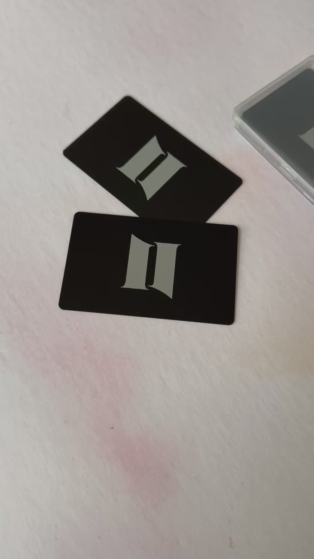 metal engraved business cards preview