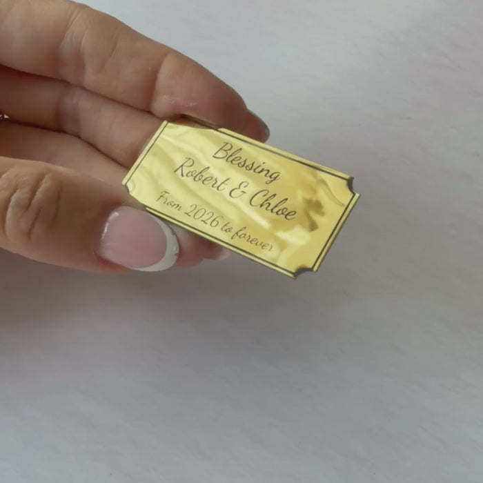 Gold Plated plaque, in demo