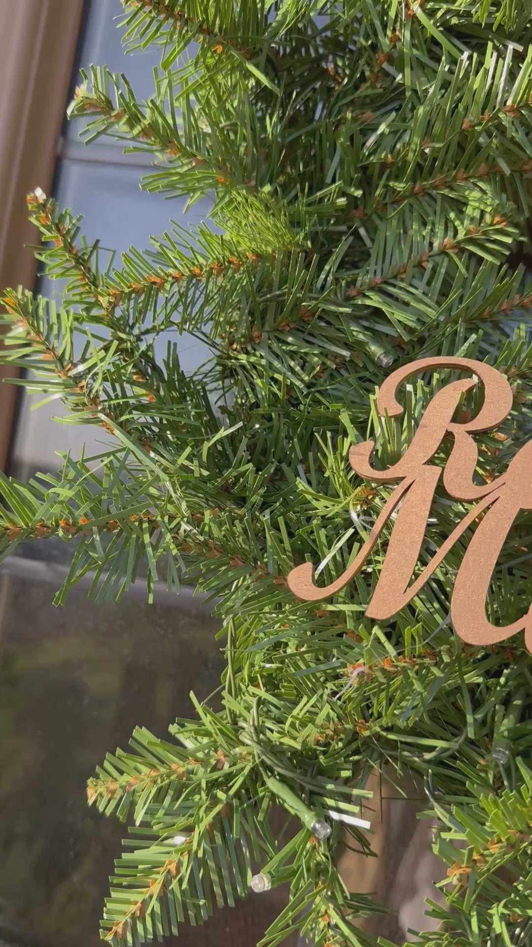 Ramadan Mubarak Wooden Sign – Gold or Silver Spray Painted | Islamic Ramadan Décor UK